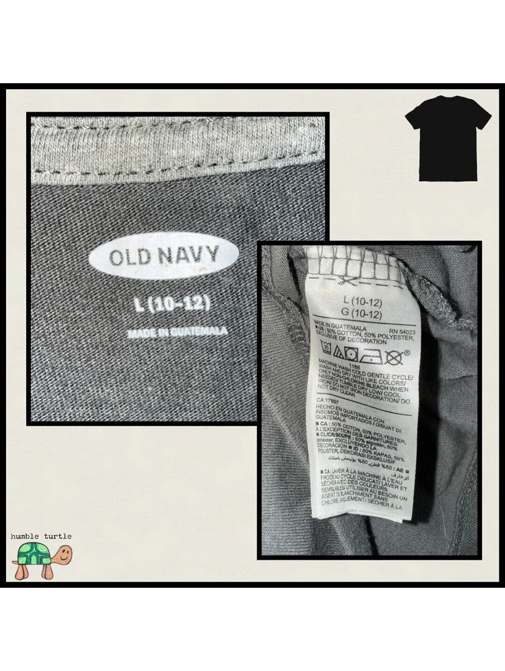 Old Navy Youth VW Microbus T-Shirt Size Large 10/12